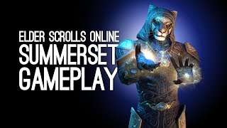 ESO Summerset Gameplay Lets Play Elder Scrolls Online Summerset Part 2  STEALTHY SHOULDERBARGE [upl. by Googins253]