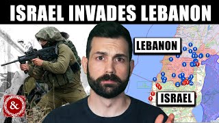 Israel Invades Lebanon and is hit by Irans Missile Attack [upl. by Neelav805]