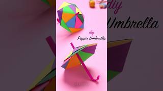 DIY Paper Umbrella  How to Make Paper Umbrella  Paper Craft [upl. by Greggs]