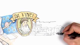 Leornado da Vinci  Ilustrando História [upl. by Olga]