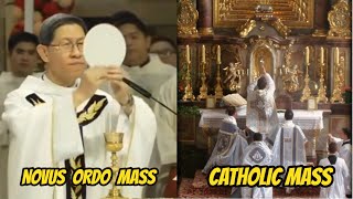 Eucharist Consecration Novus Ordo versus Catholic [upl. by Paff]