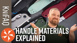 KnifeCenter FAQ 147 Best Knife Handle Material [upl. by Canute]