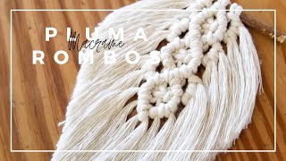 Tutorial Pluma Macramé [upl. by Fasta]