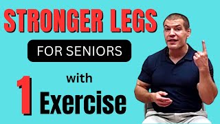 ONE Best Leg Strengthening Exercise for Seniors No Knee Pain [upl. by Chandler789]