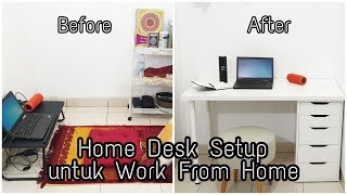 Tutorial merakit meja Alex Linnmon IKEA [upl. by Ymrej]