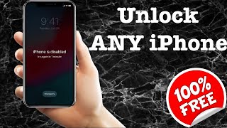 Unlock Any iPhone Without the Passcode Fast and Free  Bypass LockScreen 2022 Version [upl. by Eihctir46]