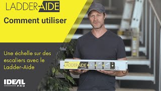 Comment utiliser une échelle sur des escaliers avec le LadderAide [upl. by Oiram833]