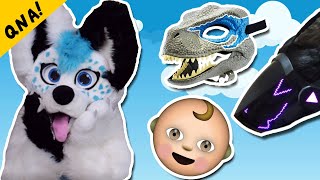 Dino masks young furs and the best protogens EVER  Fursuit QnA [upl. by Kristyn830]