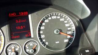 Scirocco 20 TSI top speed [upl. by Rednav]