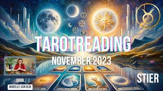 STERRENBEELD STIER TAROT READING ASTRO NOVEMBER 2023  GELUK LACHT JE TOE MIREILLE VAN RIJN [upl. by Babara]