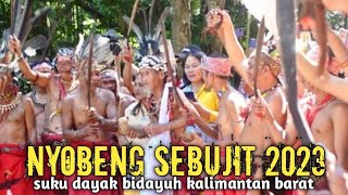 Nyobeng sebujit 2023 suku Dayak bidayuh Kalimantan barat [upl. by Wanonah420]