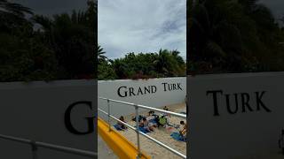 Grand Turk Turks and Caicos Islands Port Area and Sailaway aboard Carnival Mardi Gras [upl. by Bindman]