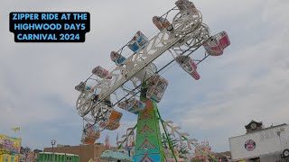 Zipper Ride At The Highwood Days Carnival 2024 [upl. by Brandy]