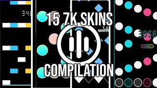 15 OsuMania 7k Skins Compilation in 2 minutes Download in desc [upl. by Idnim677]