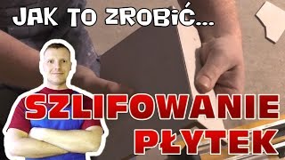 Jak ciąć płytki do kąta w narożniku  Szlifowanie fazowanie płytek [upl. by Fenwick]