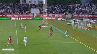 Botosani vs Dinamo Analiza VAR Shadow OFFSIDE CHECK SYSTEM [upl. by Ennovehs]