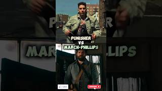 Punisher Vs Gus MarchPhillips😱🔥punisher henrycavill marvel netflix shorts comics shortvideo [upl. by Adnale]