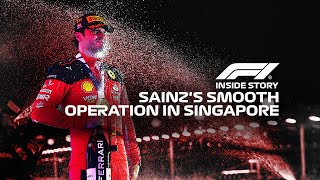 INSIDE STORY Carlos Sainzs Smooth Operation  2023 Singapore Grand Prix  Lenovo [upl. by Us115]