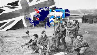 Falkland War Song  British Army Song Lyric Video [upl. by Rratsal163]