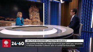 100  pour rencontrer la ministre Geneviève Guilbault  24•60 [upl. by Herbert]