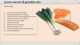 25 Quiche met prei amp gerookte zalm [upl. by Adnalahs]