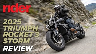 2025 Triumph Rocket 3 Storm R and GT Review [upl. by Niarbo824]