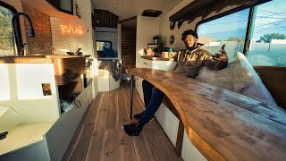 We Renovated An Old RV in 5 Days  Tiny Home Tour [upl. by Sesylu271]