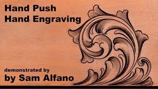 Handpush hand engraving [upl. by Brittni960]