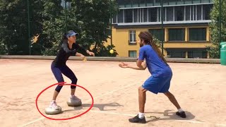 Hsieh Su Wei UNORTHODOX Tennis Training for 2024 [upl. by Wolfe]