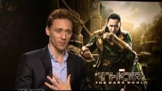 Tom Hiddleston Talks THOR 2 His Popularity Online Solo LOKI Movie CRIMSON PEAK and More [upl. by Aihcats]