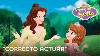 Correcto actuar Princesita Sofía  Video musical  Disney [upl. by Naujud]