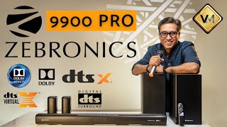 Zebronics 9900 Pro Dolby Atmos Soundbar  524 Home Theatre  Zebronics 9900 Soundbar [upl. by Aem320]