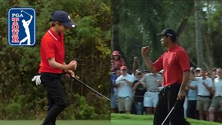 Tiger and Charlie in sync Like Father Like Son at the PNC Championship [upl. by Vizzone]