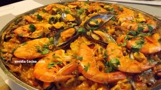 Paella de Marisco  Receta fácil  Tonio Cocina [upl. by Anitnas]