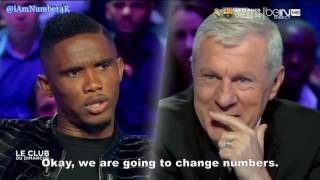 Samuel Etoo on Pep Guardiola 2014  FULL INTERVIEW with English Subtitles [upl. by Erkan]