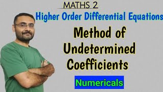 Method of Undetermined Coefficients  Problems  Examples  Higher Order Differential Equation Maths [upl. by Akinehs]