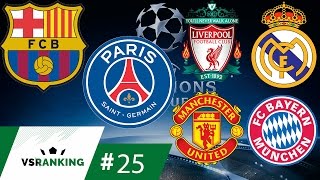 AS 10 MAIORES VIRADAS DA CHAMPIONS LEAGUE  VSRanking 25 [upl. by Ellenor]