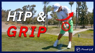 How the HANDS amp HIPS Work in the Downswing  Hit It FURTHER [upl. by Daberath]