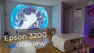 Epson Home Cinema 3200 4K UHD Projector Review [upl. by Araik]