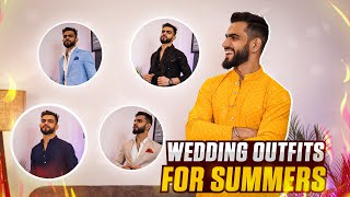 Budget Friendly WEDDING OUTFITS in SUMMERS  Kurta Pyjama  Nehru Jacket  Blazer  Party Wear Shirt [upl. by Craig]