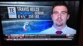 NFL Draft Announcement Travis Kelce  KC Chiefs Choice [upl. by Bills479]