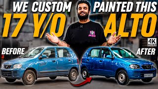 17 Saal Purani Alto ko Humne Banaya BRAND NEW  Custom Painted Maruti Suzuki Alto [upl. by Esineg]