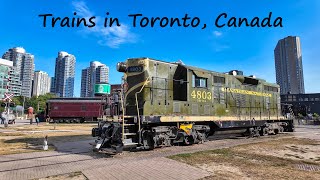 Trains in Toronto Canada  30th August 2024 [upl. by Azenav]