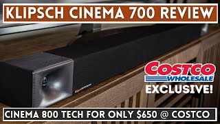 Klipsch Cinema 700 Review  31 Sound Bar System  Dolby Atmos  650 Costco Exclusive [upl. by Aneehsal]