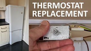 Whirlpool Refrigerator Repair  How to Replace the Thermostat Whirlpool  WPW10511937 [upl. by Roel]