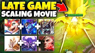 League of Legends but I play the BEST late game champions SCALING MOVIE [upl. by Aniat]