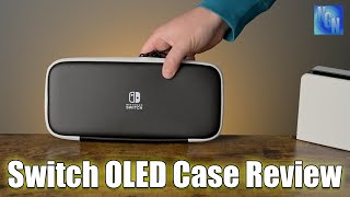 Official Nintendo Switch OLED Case and Screen Protector Review  A Good Buy for Some [upl. by Nahseez]