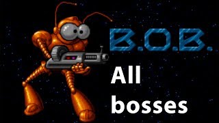 Sega Genesis  BOB Space Funky BOB  All bosses [upl. by Corney]