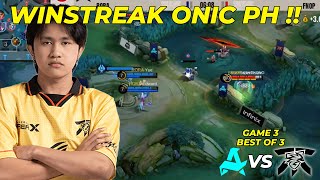 0 LOSE MATCH 5 WIN MATCH BY FNATIC ONIC PH  AURORA GAMING vs FNATIC ONICPH Game 1 KBreakdown [upl. by Etteiram]