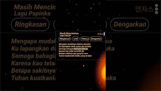 lirik lagu Masih Mencintainya😪 lyrics liriklagu lirikgoogle overlay fypシ masihmencintainya [upl. by Koetke]